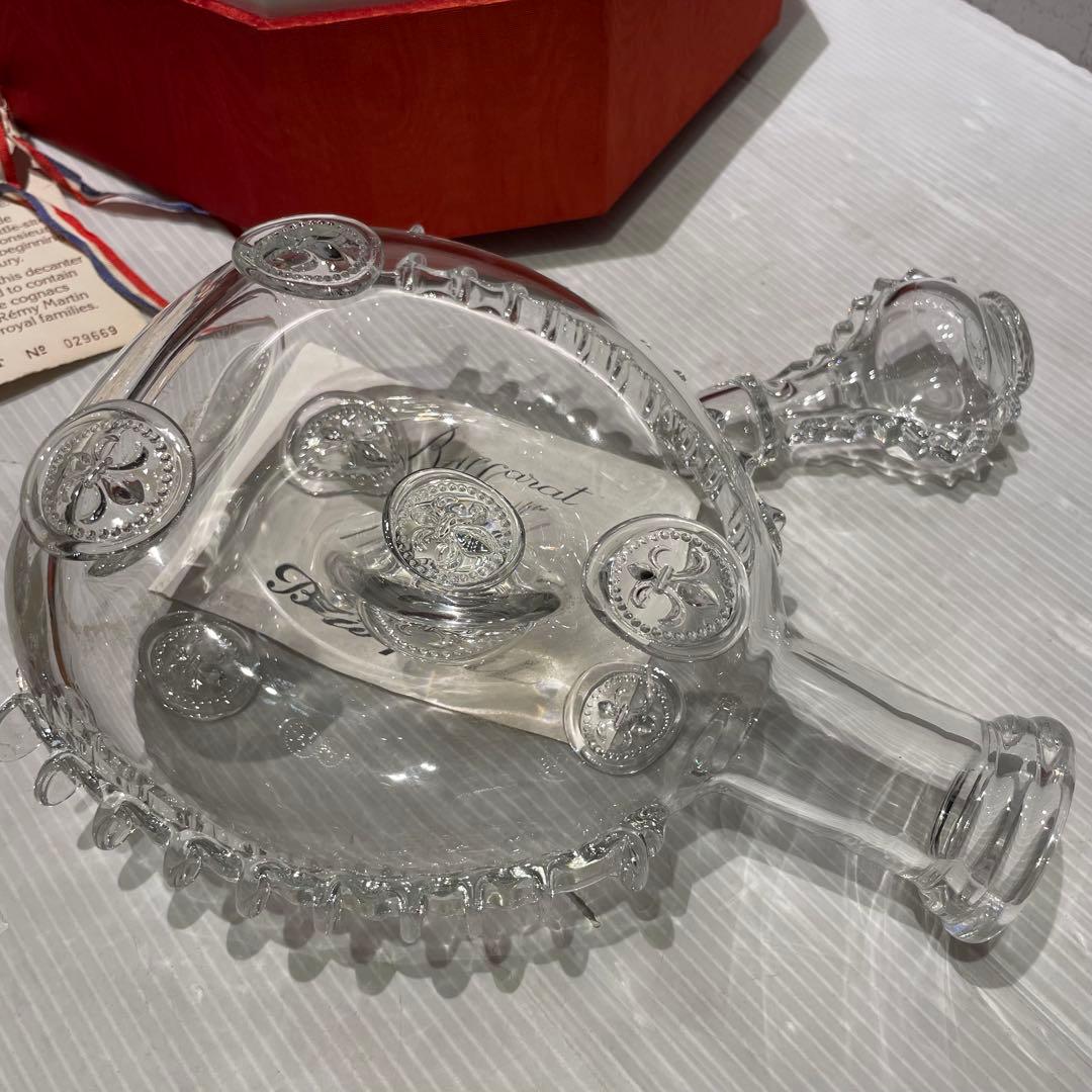 ④ Baccarat レミーマルタン ルイ13世 グラス　空瓶 バカラ　箱入り