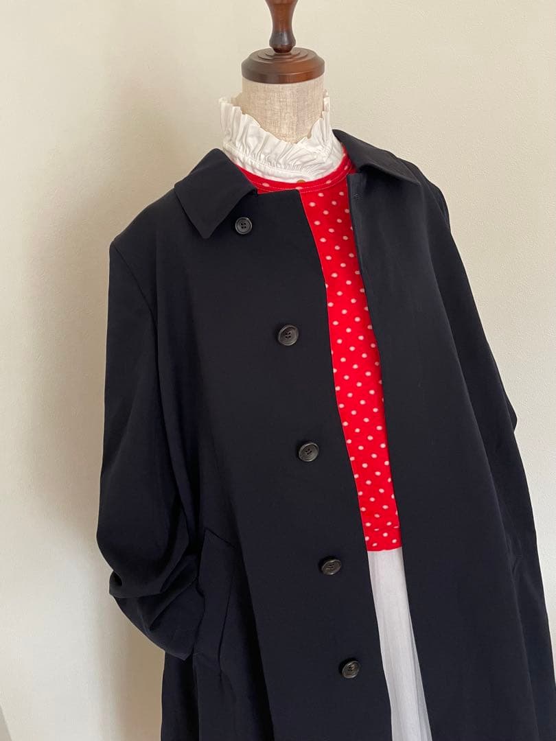 【コムデギャルソンコムデギャルソン】ステンカラーコート　AD2018