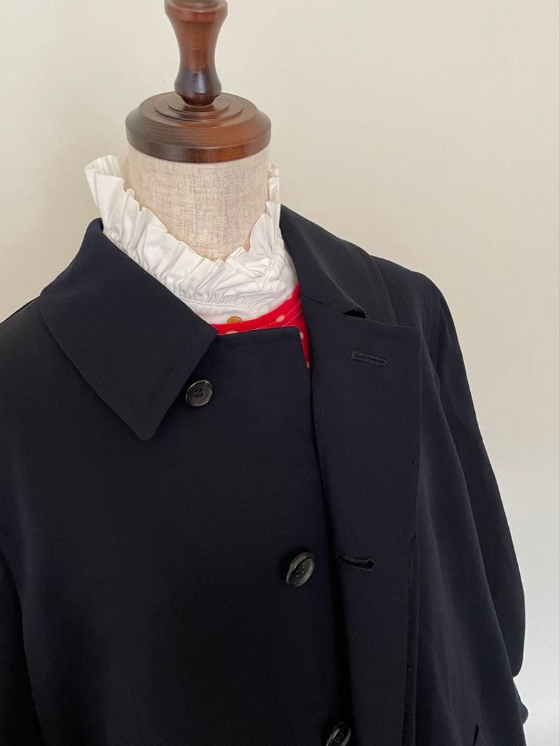 【コムデギャルソンコムデギャルソン】ステンカラーコート　AD2018