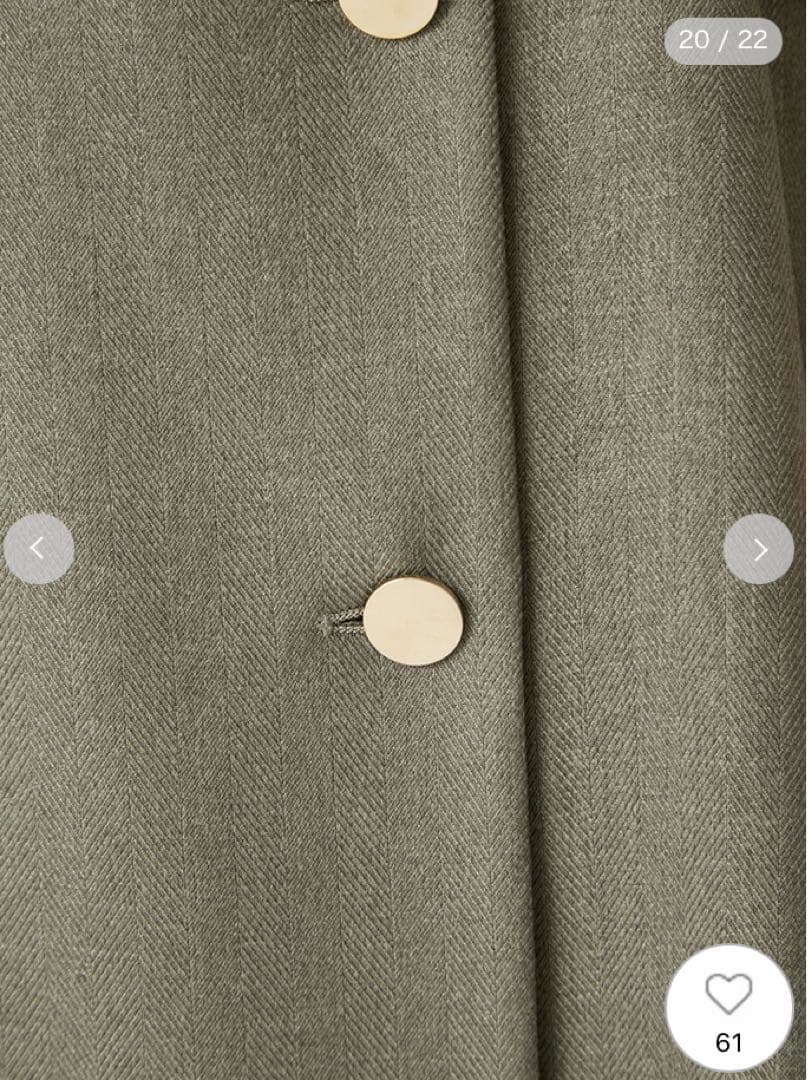 FRAY I.D ダブルヘリンボーンジレワンピース