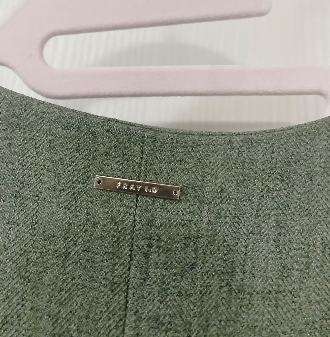 FRAY I.D ダブルヘリンボーンジレワンピース