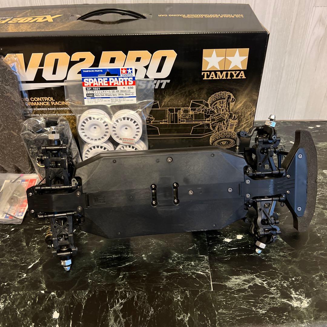 タミヤ XV-02PRO ランチアデルタインテグラーレボディ付き(未塗装)