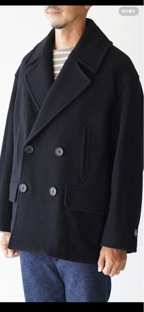 オーシバル ORCIVAL ライトウールモッサ ショート ピーコート　Bshop