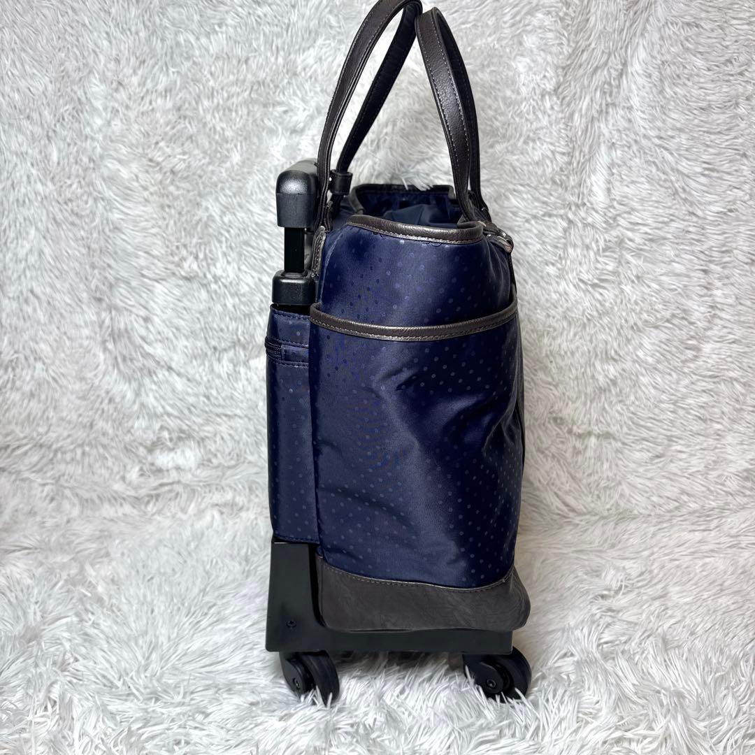 美品 スワニー 4輪 キャリーバッグ トートバッグ 2way ショッピングカート