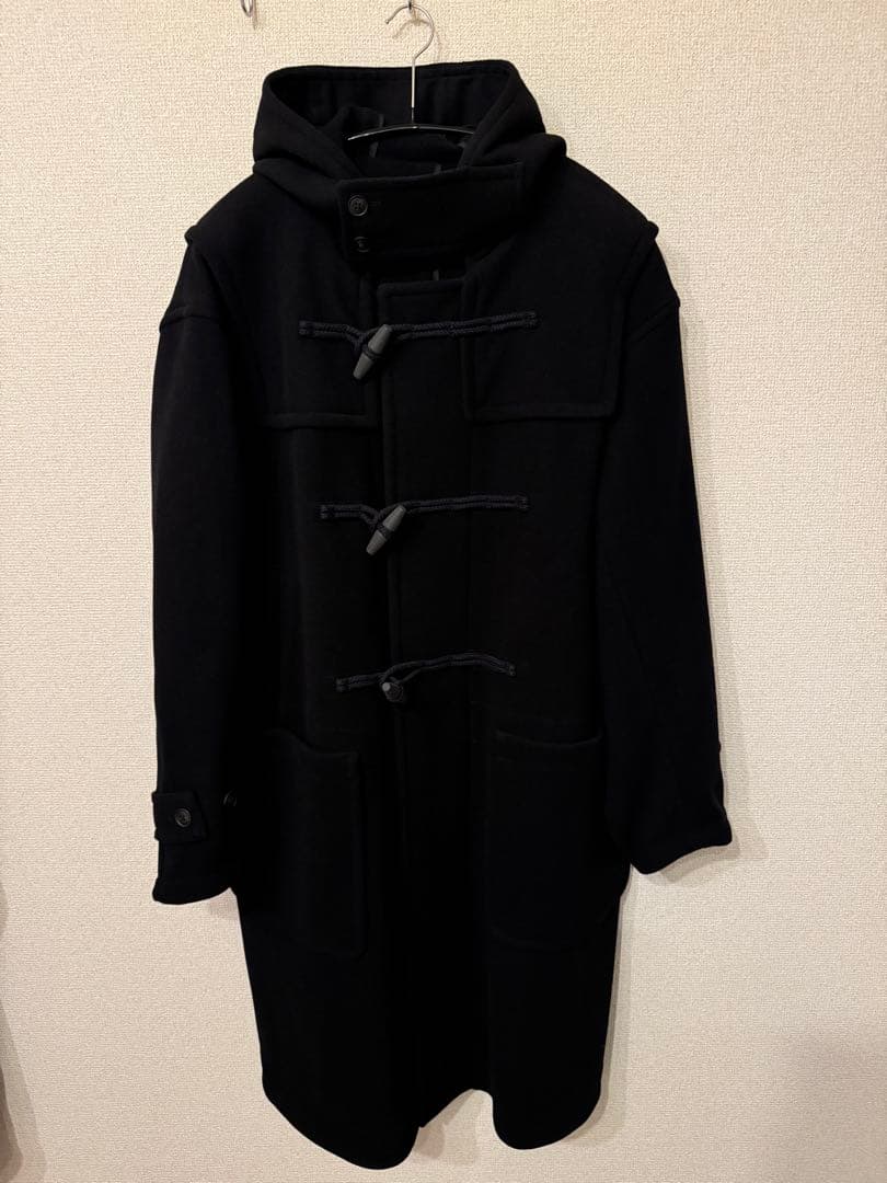 UNIQLO +J ウールオーバーサイズダッフルコート Lサイズ ブラック