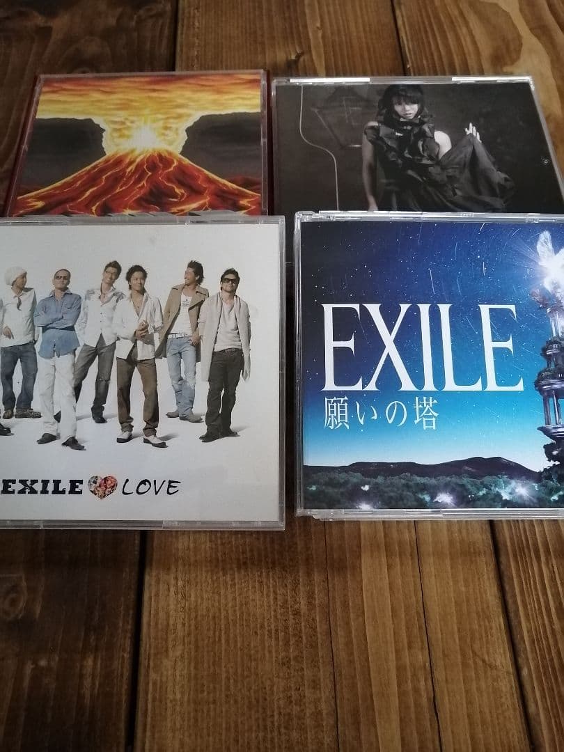 EXILE...CD&DVDです。