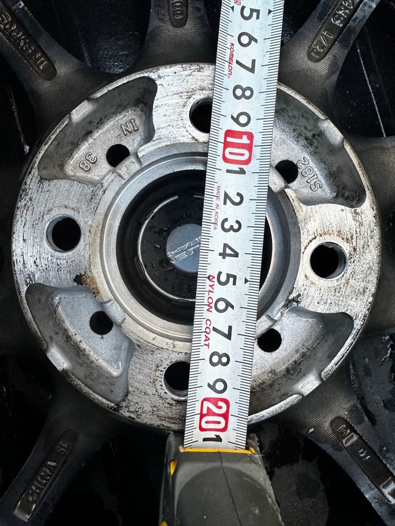 WEDS VELVA CHARGE 5.5j +38 PCD100 4枚