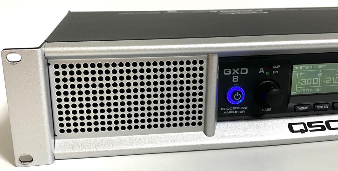 美品 QSC GXD8 ステレオ パワーアンプ GXDシリーズ GXD8-NA