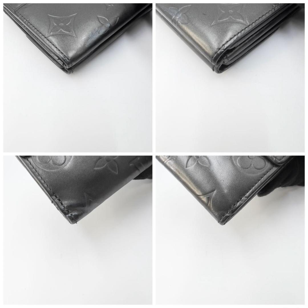 LOUIS VUITTON Wホック折り財布 モノグラム エクリプス