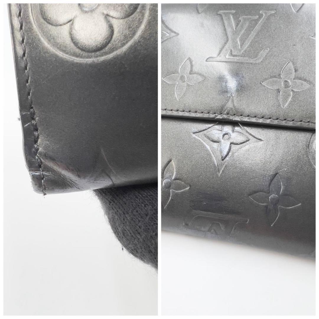 LOUIS VUITTON Wホック折り財布 モノグラム エクリプス