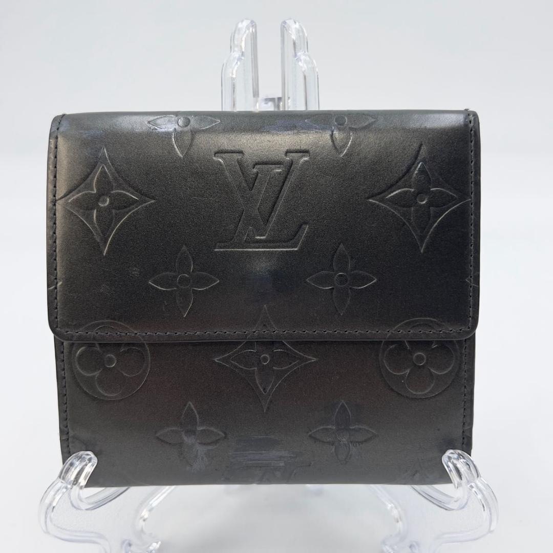 LOUIS VUITTON Wホック折り財布 モノグラム エクリプス
