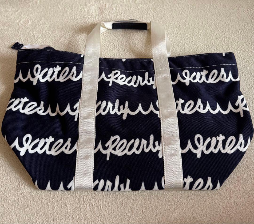 【美品】PEARLY GATES パーリーゲイツ ロッカーバッグ ネイビー 紺