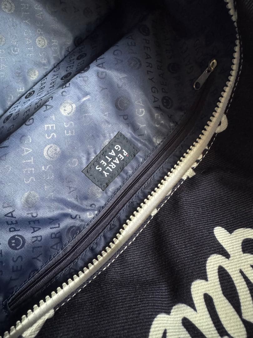 【美品】PEARLY GATES パーリーゲイツ ロッカーバッグ ネイビー 紺