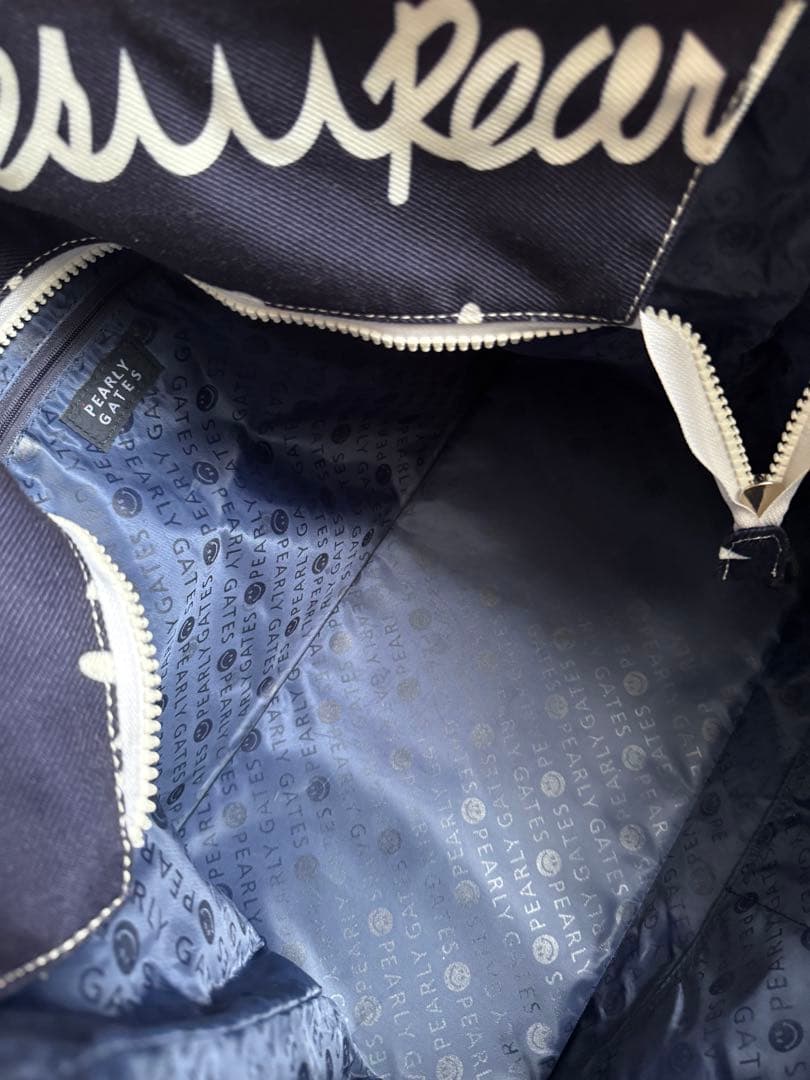 【美品】PEARLY GATES パーリーゲイツ ロッカーバッグ ネイビー 紺