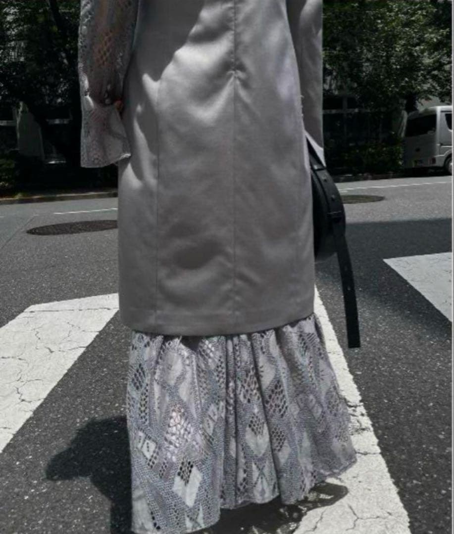 スーツ・フォーマル・ドレス UND SUIT DOCKING LACE DRESS / Ameri