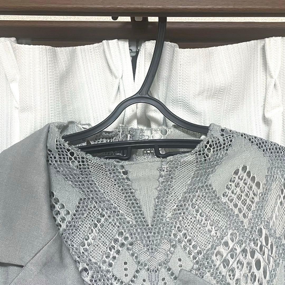 スーツ・フォーマル・ドレス UND SUIT DOCKING LACE DRESS / Ameri