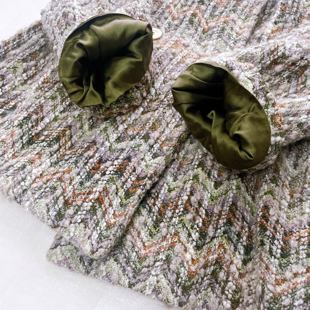 美品✨ミッソーニ ウールジャケット モヘヤ混 オレンジタグ 大きいサイズ 44