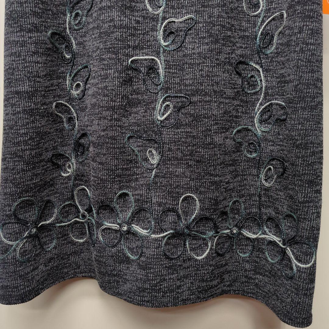 秋物　Lemage オシャレデザイン　半袖チュニック　3Lサイズ