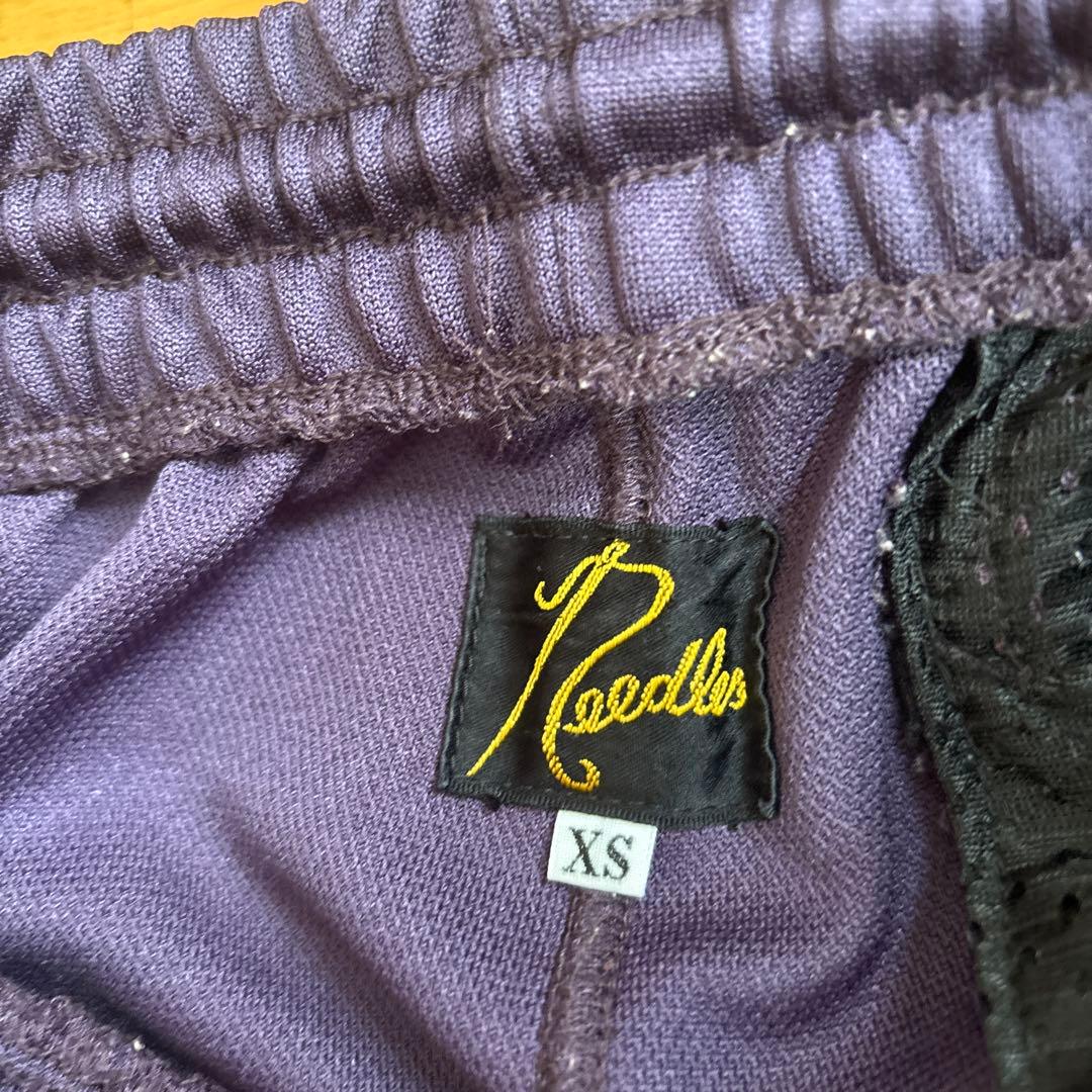 Needlesニードルス トラックパンツ XS パープル イエロー ストレート