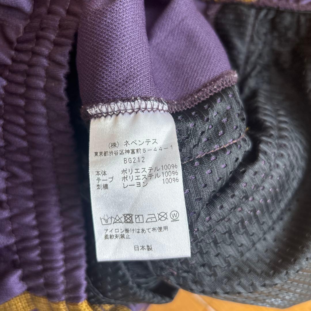 Needlesニードルス トラックパンツ XS パープル イエロー ストレート