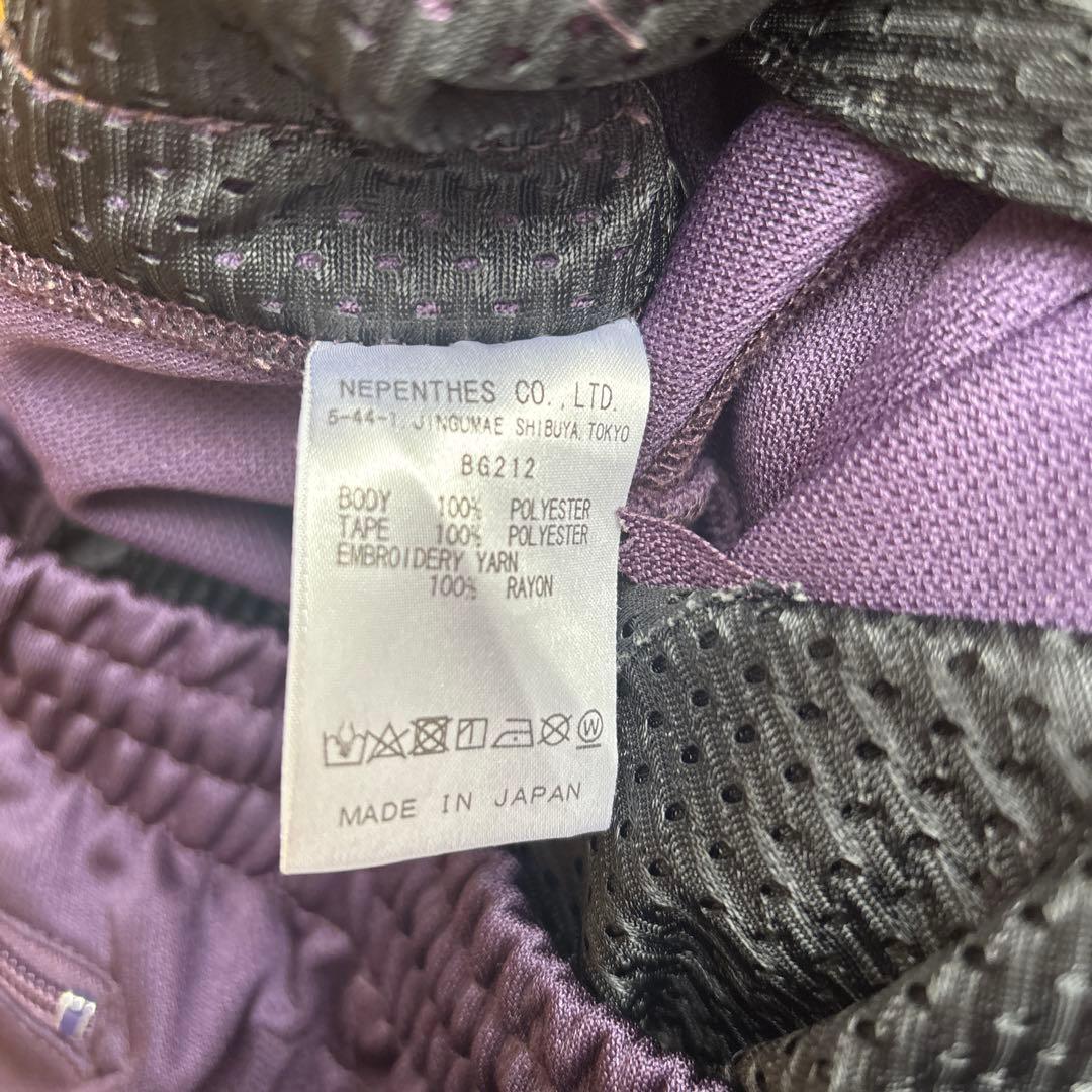 Needlesニードルス トラックパンツ XS パープル イエロー ストレート