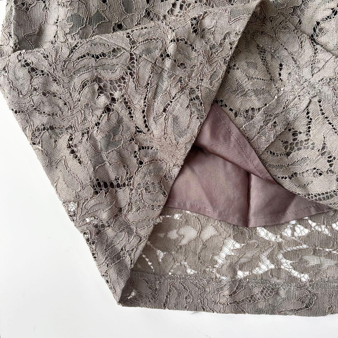 新品⁑ユナイテッドトウキョウ　総レースオールインワン　カーキグレー　1 ドレス