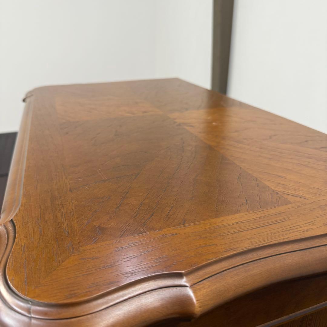 H15K29 猫脚 5段チェスト マカボニー材