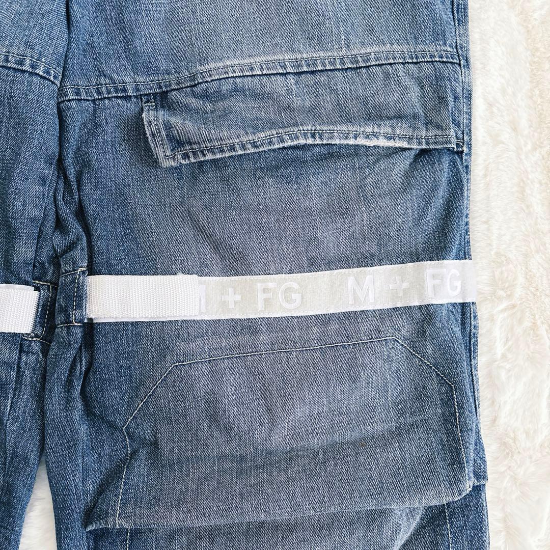 マリテフランソワジルボー シャトルパンツ 極太w38バギーデニム