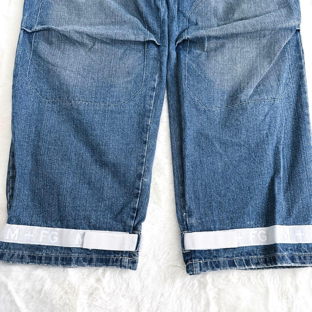 マリテフランソワジルボー シャトルパンツ 極太w38バギーデニム