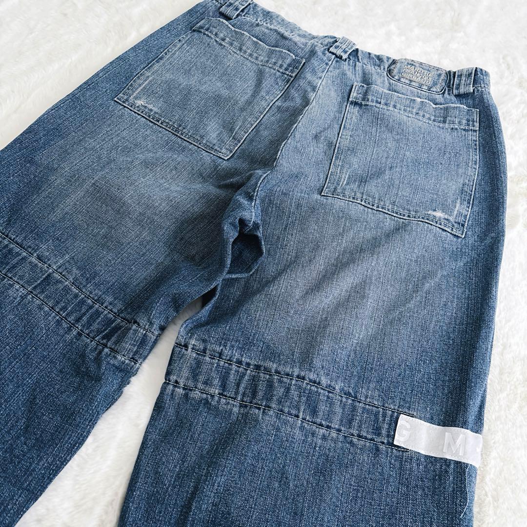 マリテフランソワジルボー シャトルパンツ 極太w38バギーデニム