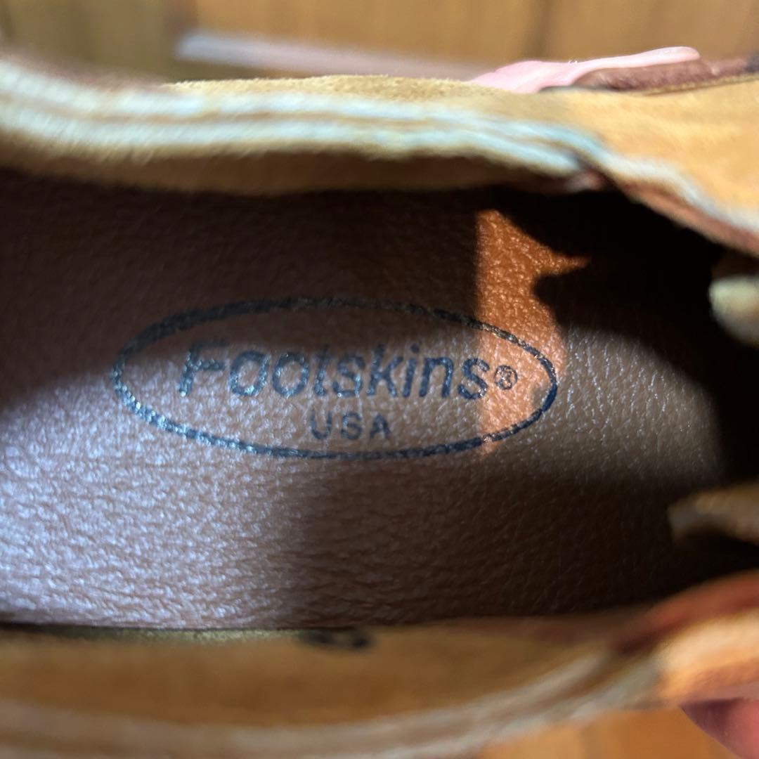 【新品未使用】アメリカ製　ハンドメイド　モカシン　footskins