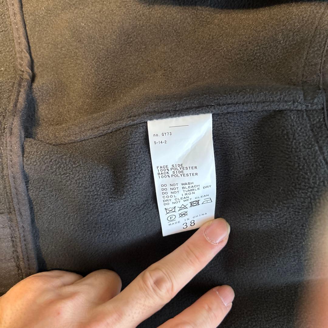 Spick & Span ボンディングフーデッドコート