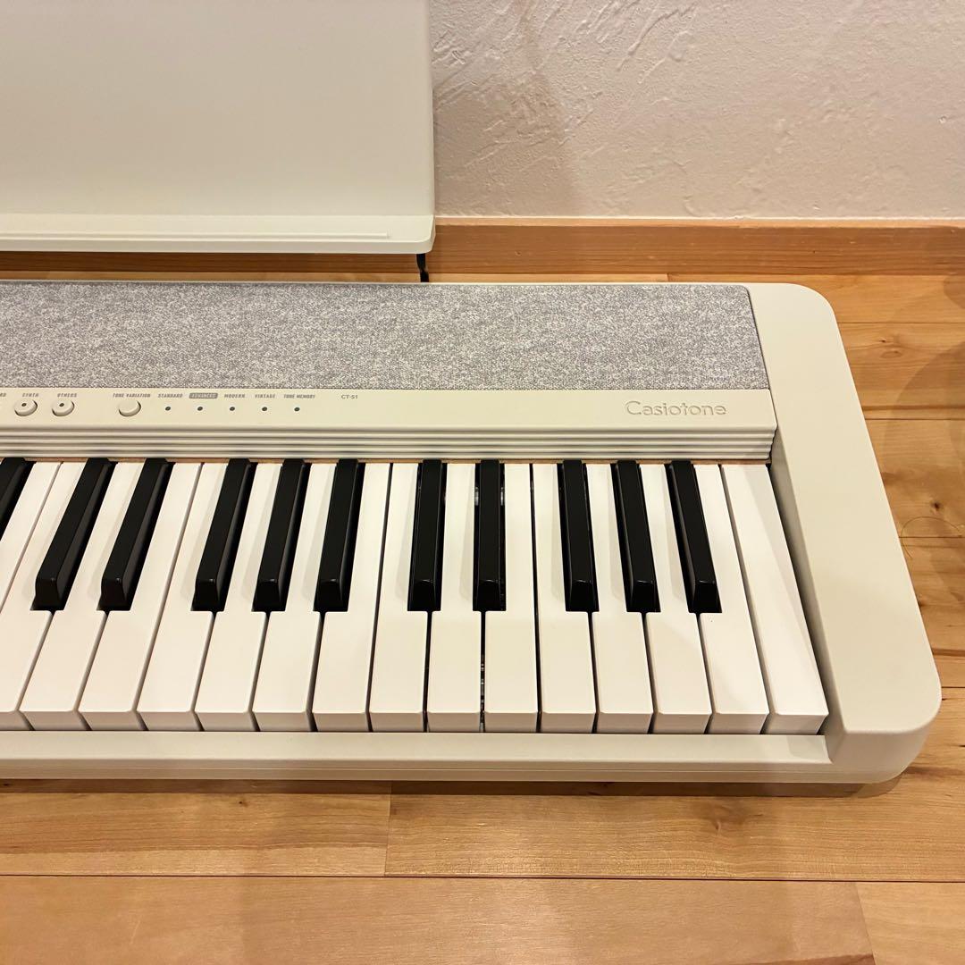 極美品‼️Casiotone CT-S1 WE カシオトーン 61鍵キーボード