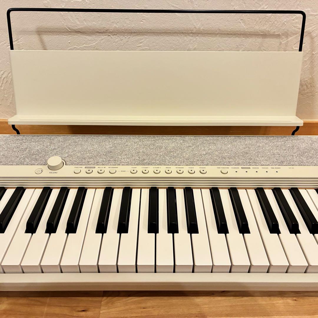極美品‼️Casiotone CT-S1 WE カシオトーン 61鍵キーボード