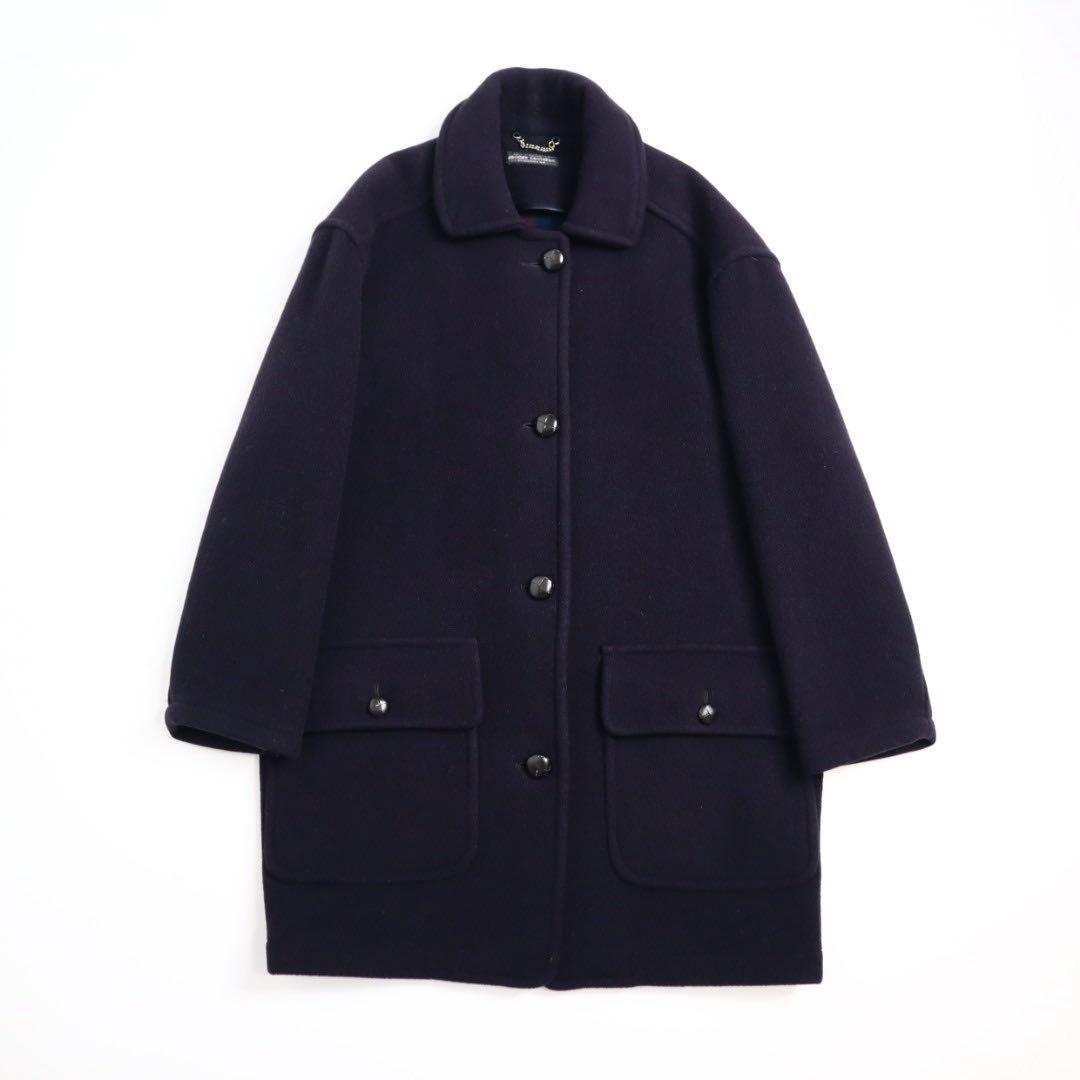 80s 90s Brooks Brothers 英国製 ウールステンカラーコート