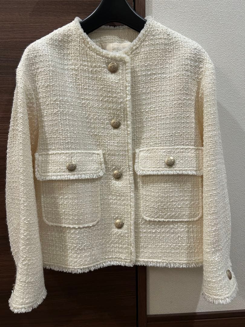 23区レディースツイードジャケット