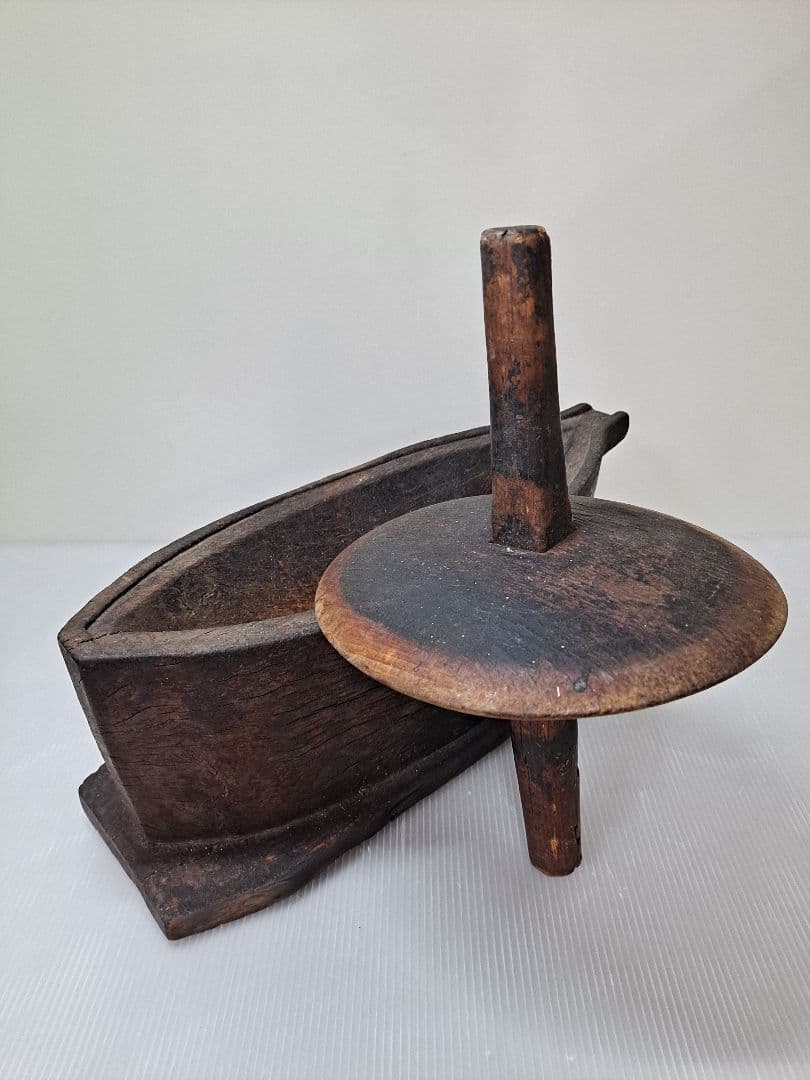 薬研 やげん 骨董品 漢方 調剤器具 木製