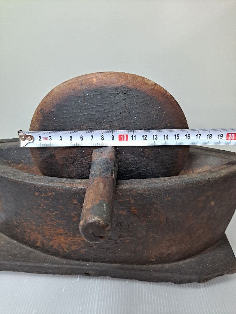 薬研 やげん 骨董品 漢方 調剤器具 木製