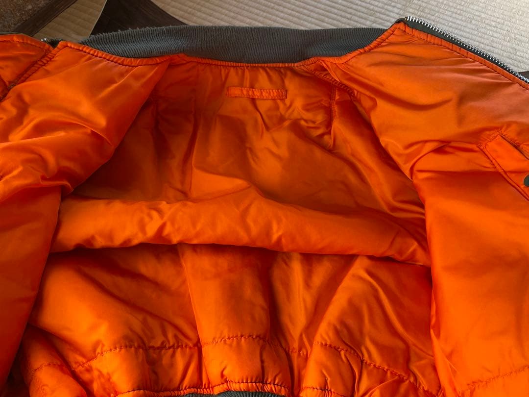 値下げALPHA MA-1 80's-90’s LビンテージMADEIN USA