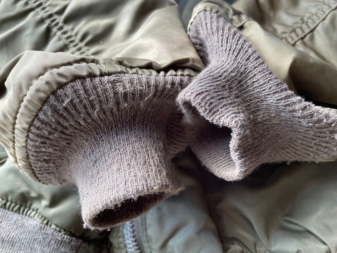 値下げALPHA MA-1 80's-90’s LビンテージMADEIN USA