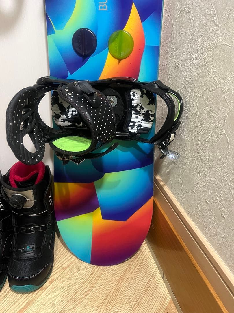 中高生、小柄な女性！豪華3点セット！BURTON feelgood 134cm