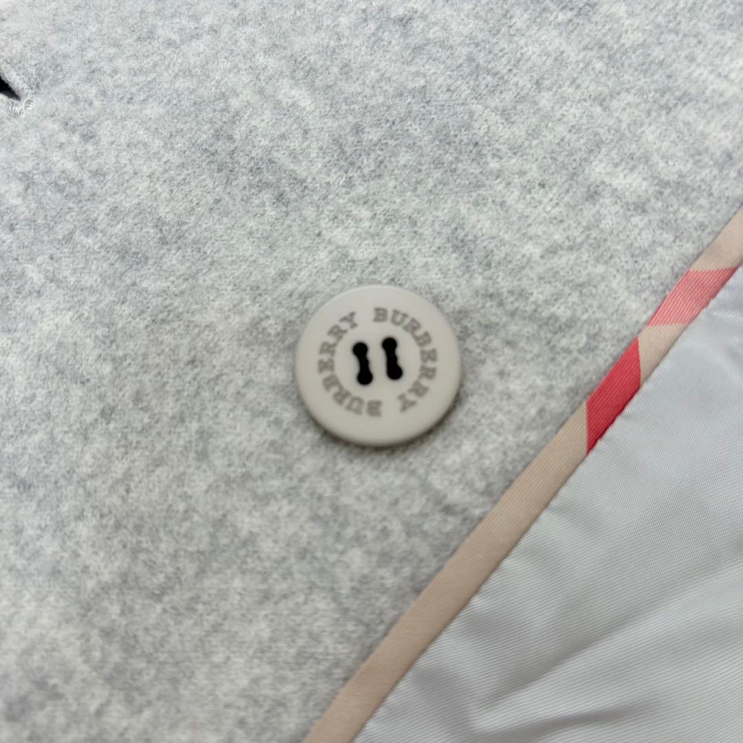 美品✨バーバリーロンドン　ケープコート　ポンチョ　ウール　Aライン　フリー