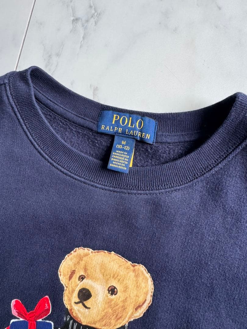 ★ポロベア　ラルフローレン　スウェット　トレーナー　150サイズ　ネイビー
