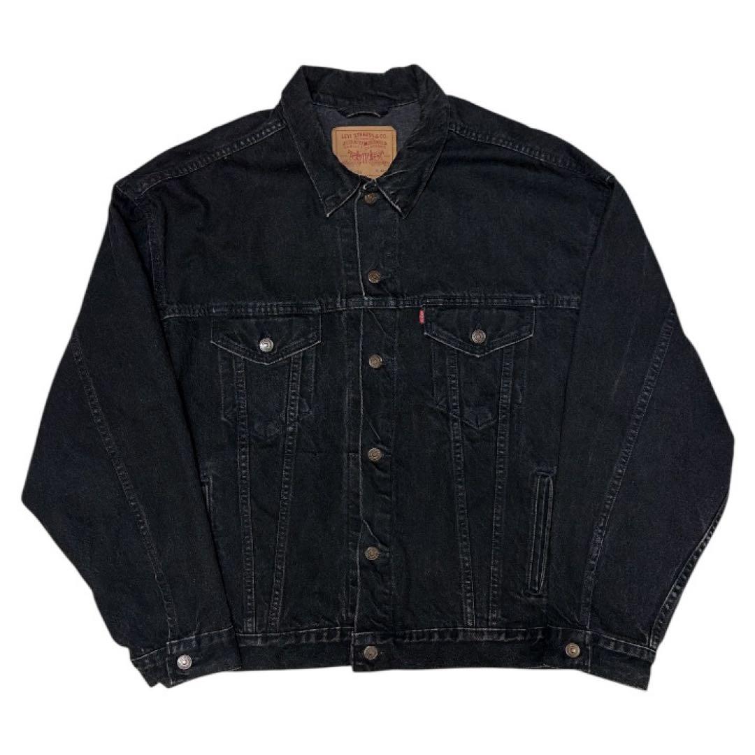 Levi's 70507 USA ブラックデニムジャケット XL ビックサイズ