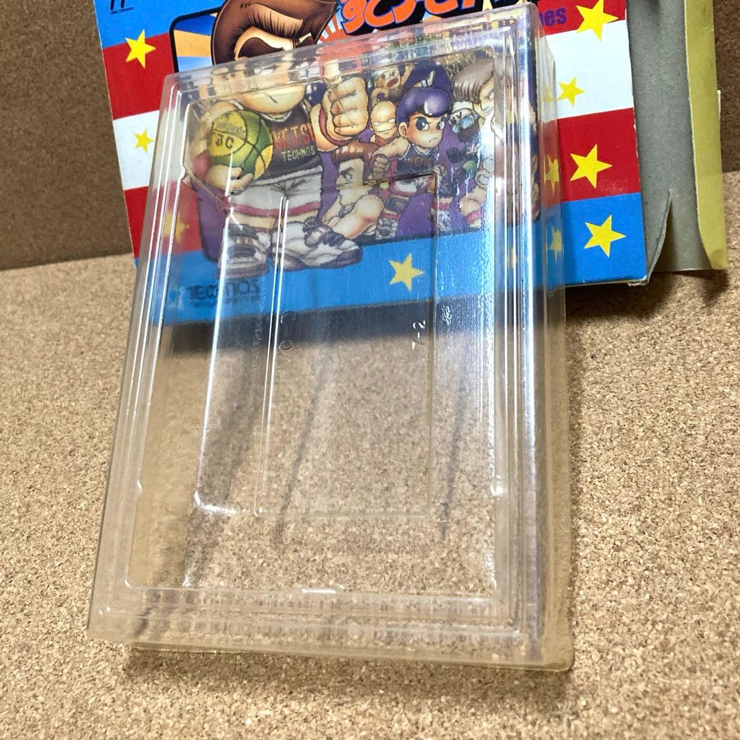 熱血！　すとりーとバスケット　箱説付き　ファミコン