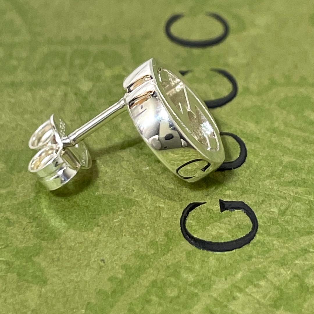 【極美品】グッチ　インターロッキングGピアス片耳 メンズ/レディース　925