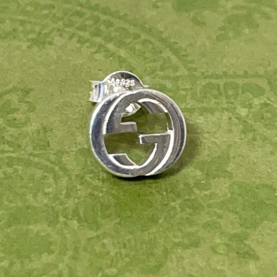 【極美品】グッチ　インターロッキングGピアス片耳 メンズ/レディース　925