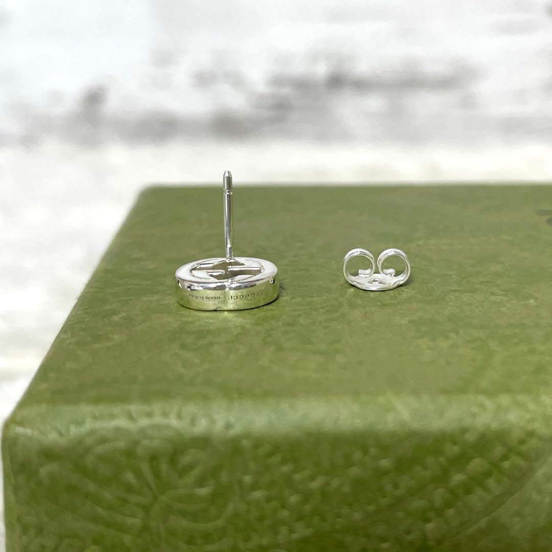 【極美品】グッチ　インターロッキングGピアス片耳 メンズ/レディース　925