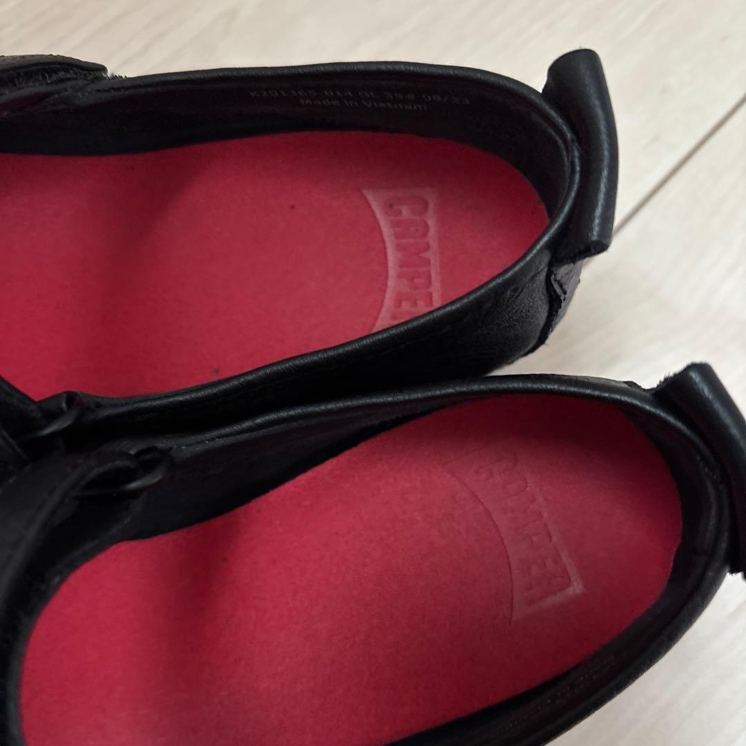 Camper ブラック フラットシューズ 35