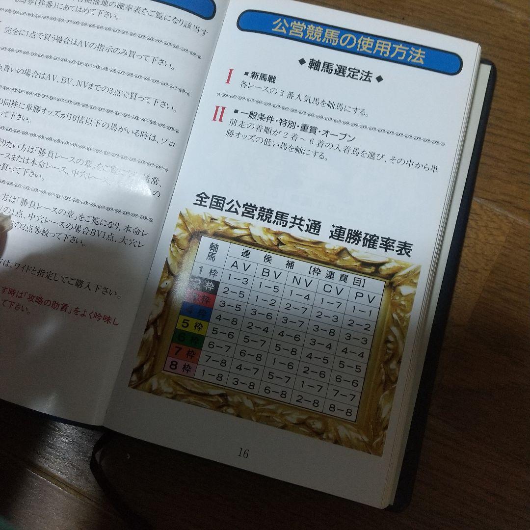 【超レア】競馬必勝法本 覇王　発売元開成堂　定価8万円